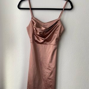 Rose gold dress